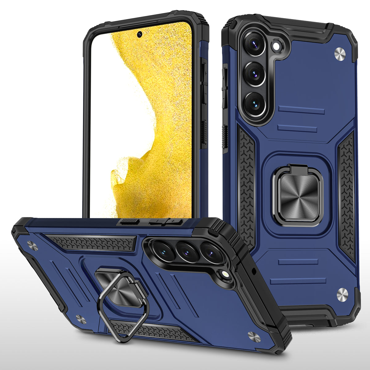 Samsung Galaxy S23 Plus Rugged Tough Case Shockproof Hybrid Cover BLUE