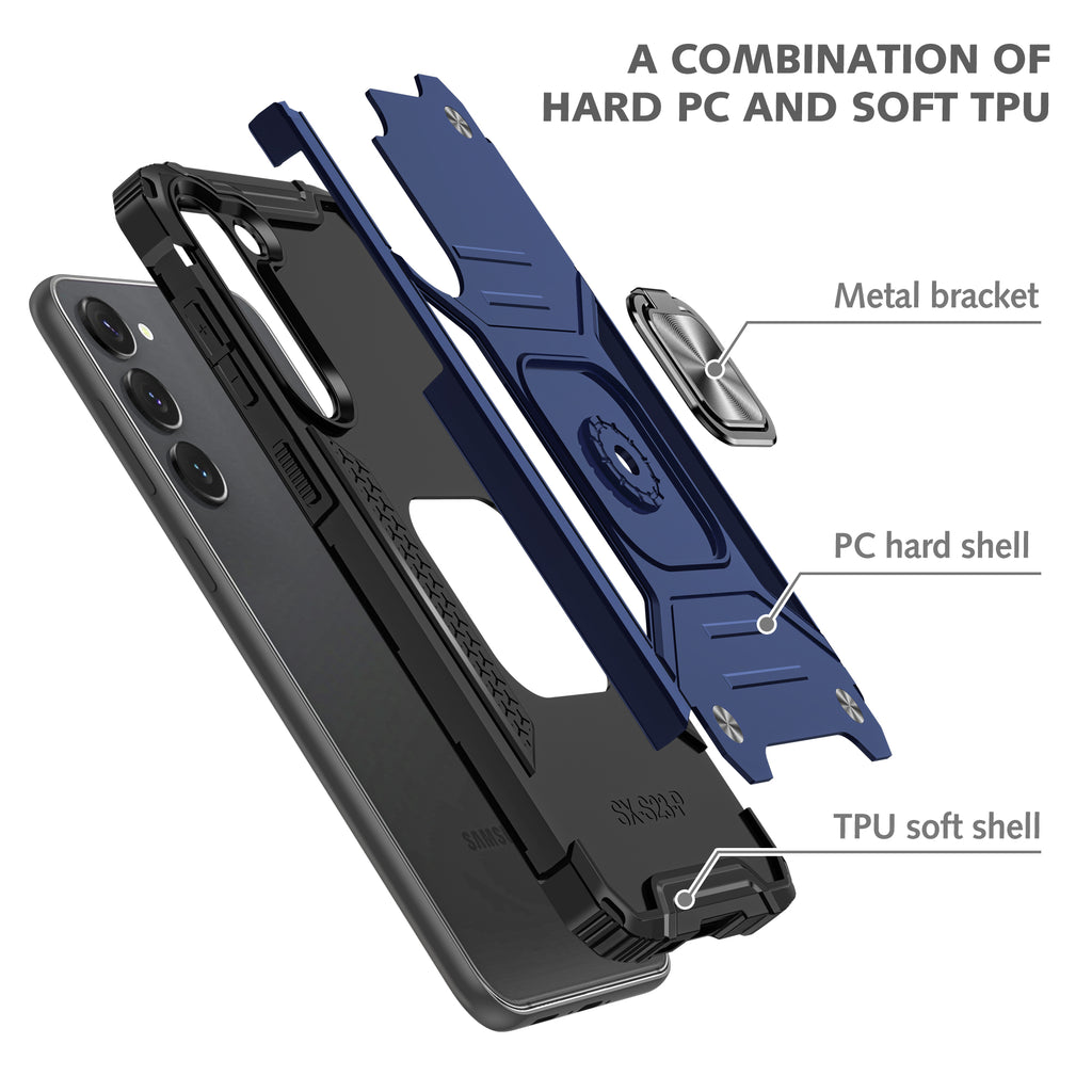 Samsung Galaxy S23 Plus Rugged Tough Case Shockproof Hybrid Cover BLUE