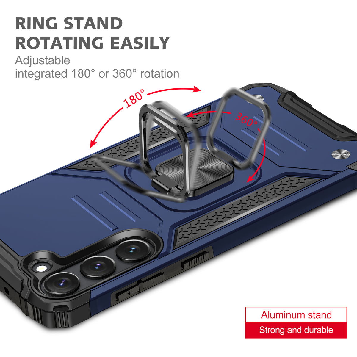 Samsung Galaxy S23 Plus Rugged Tough Case Shockproof Hybrid Cover BLUE