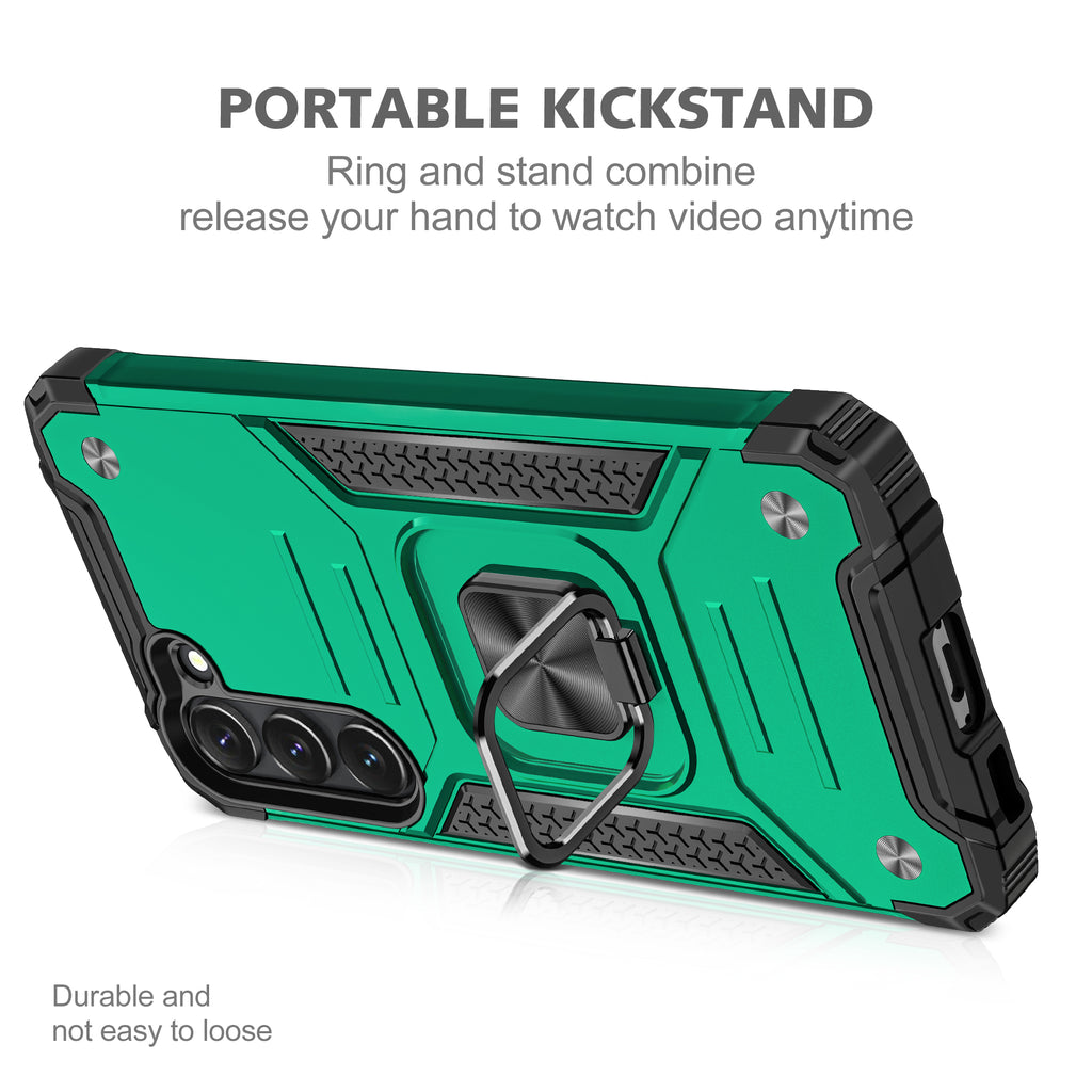 Samsung Galaxy S23 Plus Rugged Tough Case Shockproof Hybrid Cover DARK GREEN