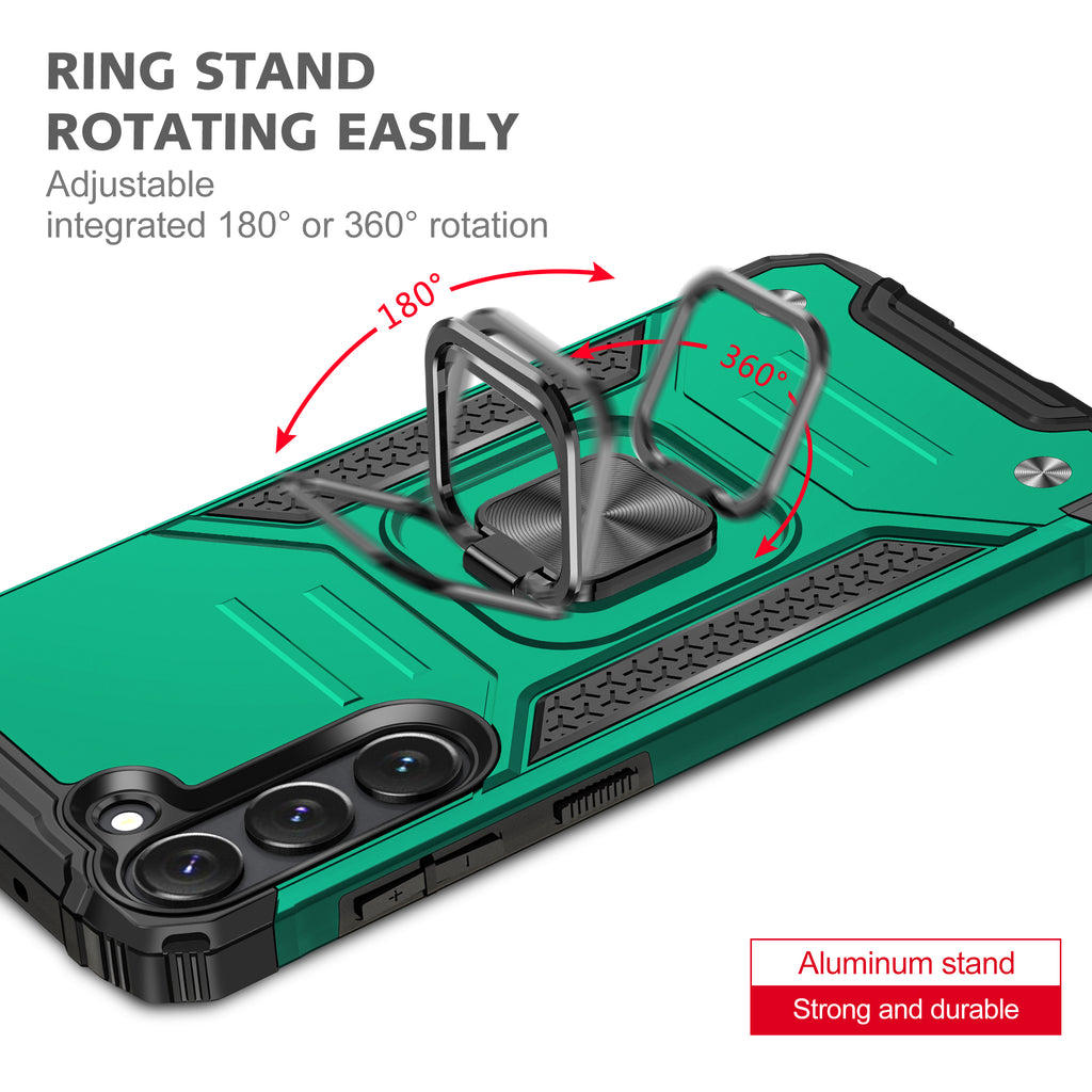 Samsung Galaxy S23 Plus Rugged Tough Case Shockproof Hybrid Cover DARK GREEN