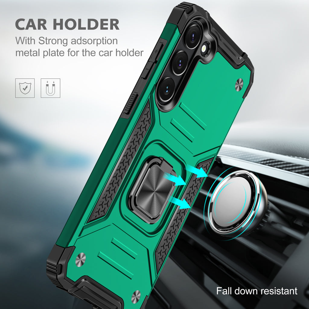 Samsung Galaxy S23 Plus Rugged Tough Case Shockproof Hybrid Cover DARK GREEN