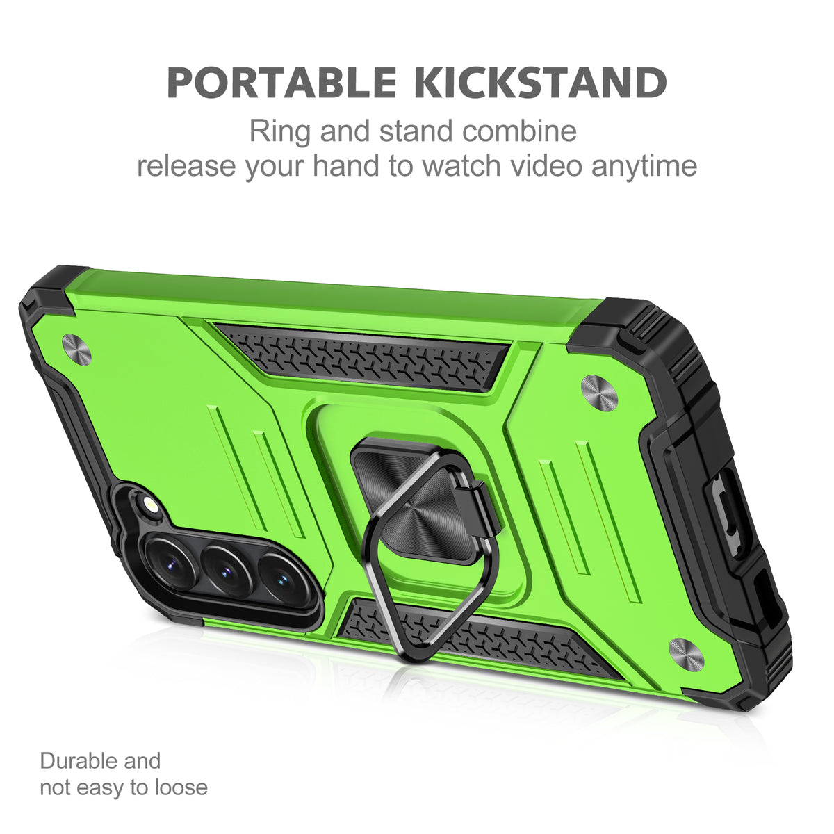 Samsung Galaxy S23 Plus Rugged Tough Case Shockproof Hybrid Cover LIGHT GREEN