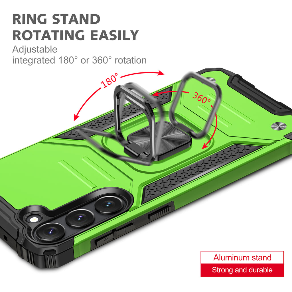 Samsung Galaxy S23 Plus Rugged Tough Case Shockproof Hybrid Cover LIGHT GREEN