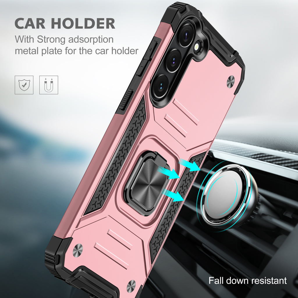 Samsung Galaxy S23 Plus Rugged Tough Case Shockproof Hybrid Cover PINK