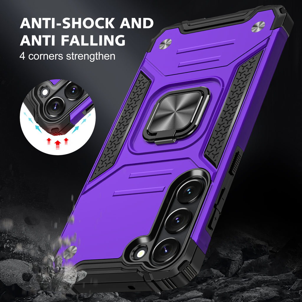 Samsung Galaxy S23 Plus Rugged Tough Case Shockproof Hybrid Cover PURPLE