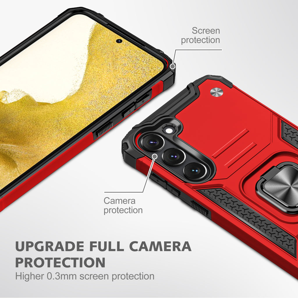 Samsung Galaxy S23 Plus Rugged Tough Case Shockproof Hybrid Cover RED