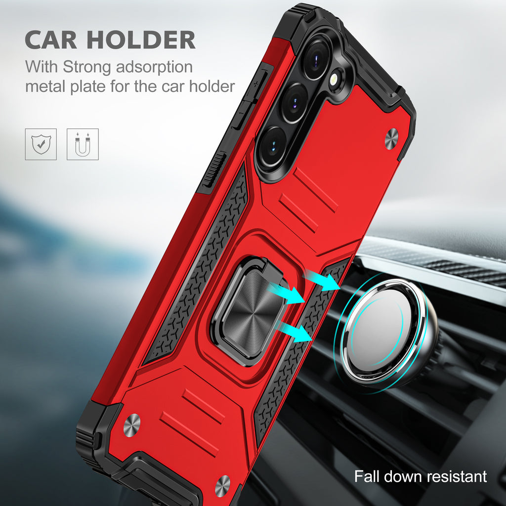 Samsung Galaxy S23 Plus Rugged Tough Case Shockproof Hybrid Cover RED