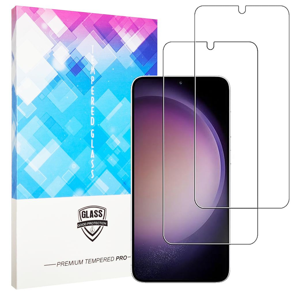 2X Samsung S23 Glass Screen Protector