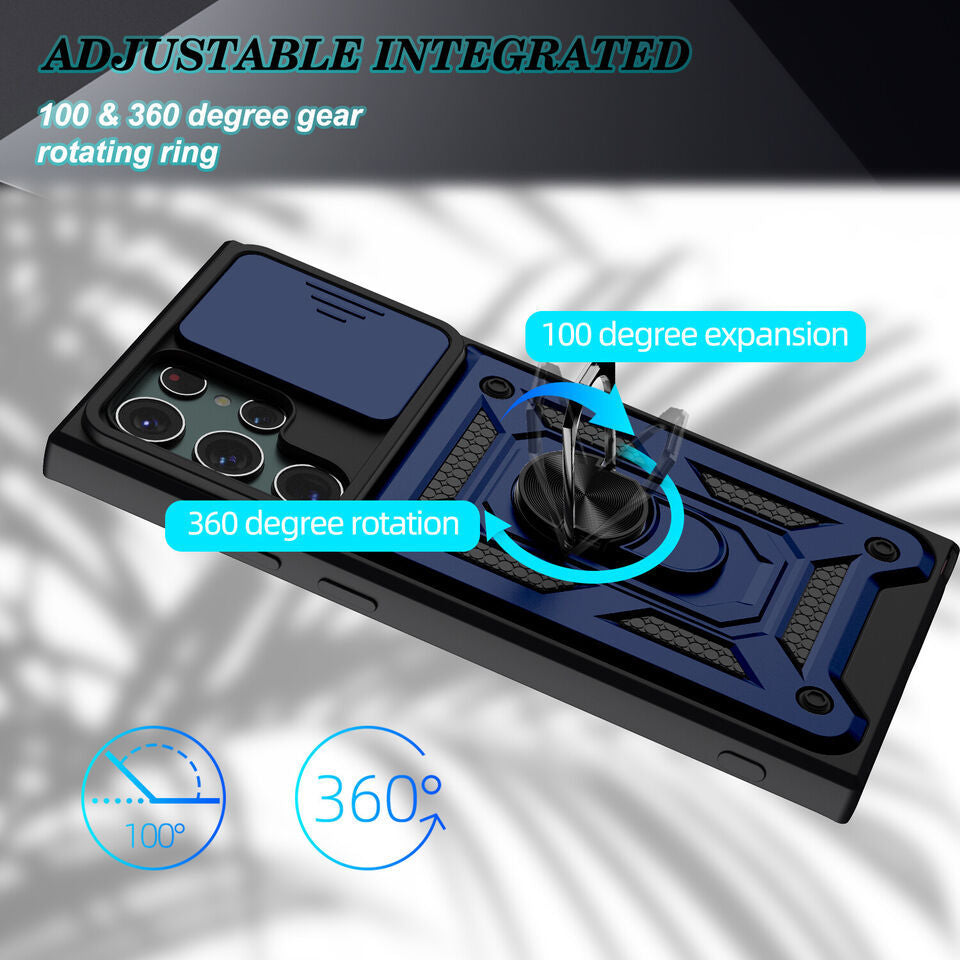 Samsung Galaxy S25 Ultra Tough Case Shockproof Kickstand Cover GREEN