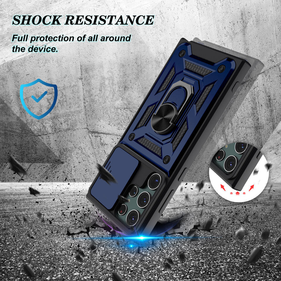 Samsung Galaxy S25 Ultra Tough Case Shockproof Kickstand Cover GREEN