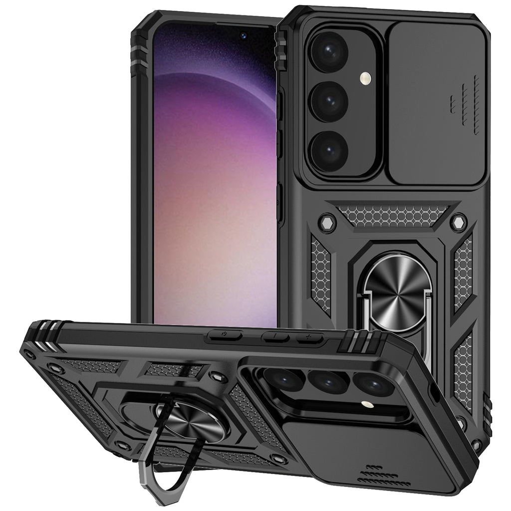 Samsung Galaxy S26 Plus Case Rugged Tough Hybrid Cover [Black]