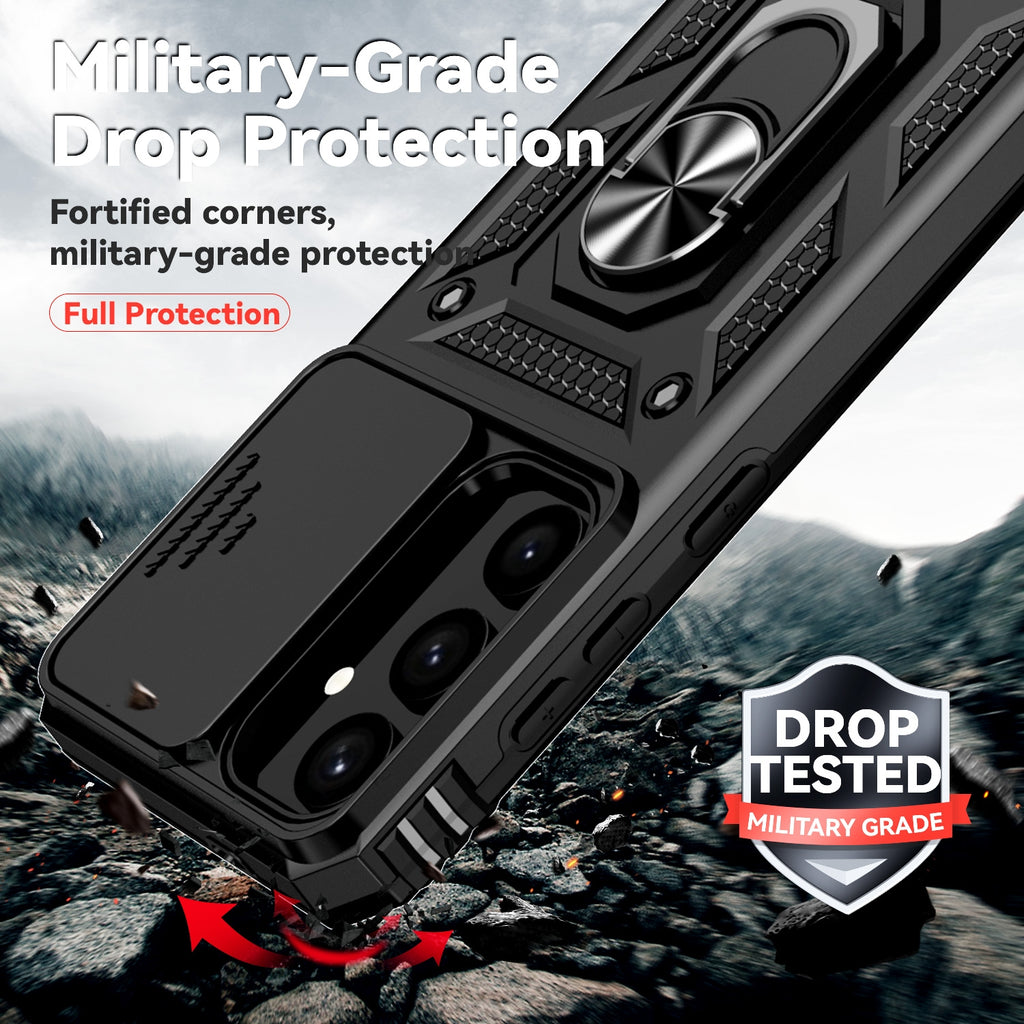 Samsung Galaxy S26 Plus Case Rugged Tough Hybrid Cover [Black]