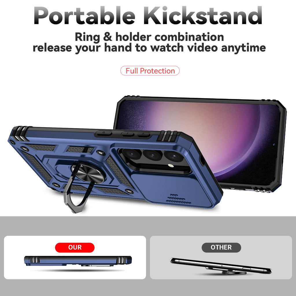 Samsung Galaxy S26 Case Rugged Tough Hybrid Cover [Blue]
