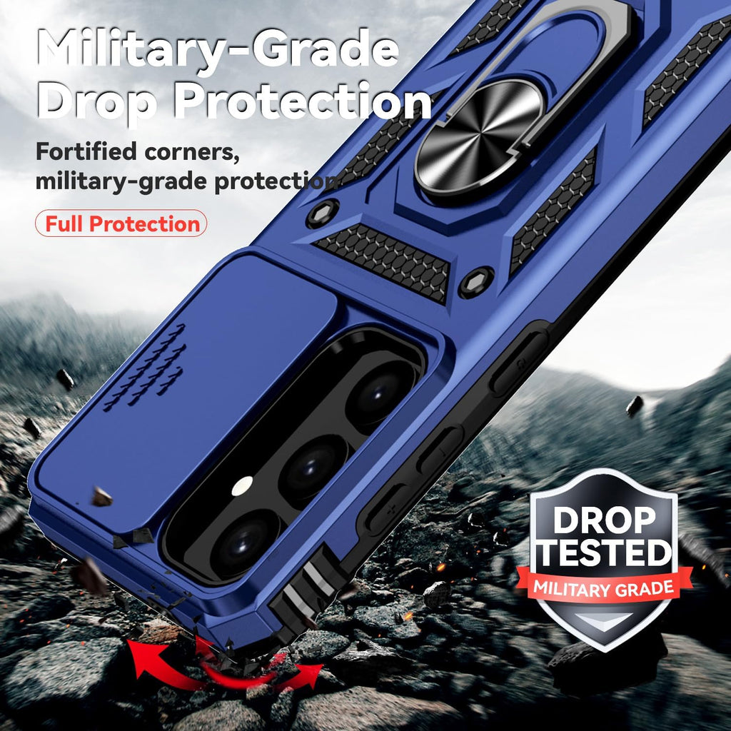 Samsung Galaxy S26 Case Rugged Tough Hybrid Cover [Blue]