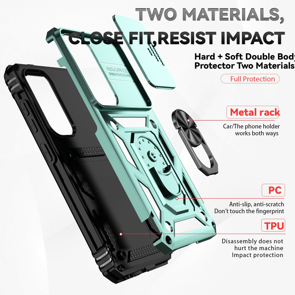 Samsung Galaxy S24 Case Rugged Tough Hybrid Cover [Green]