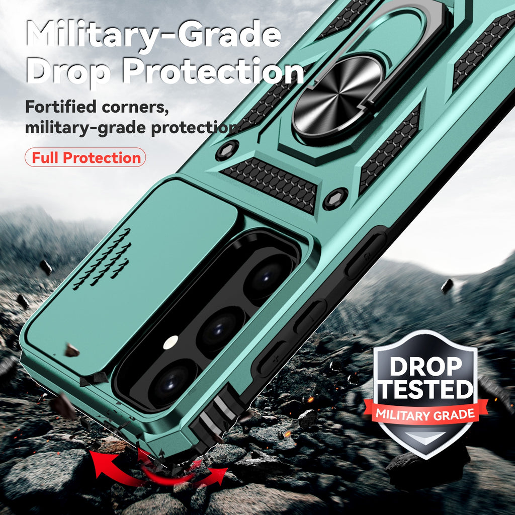 Samsung Galaxy S24 Case Rugged Tough Hybrid Cover [Green]