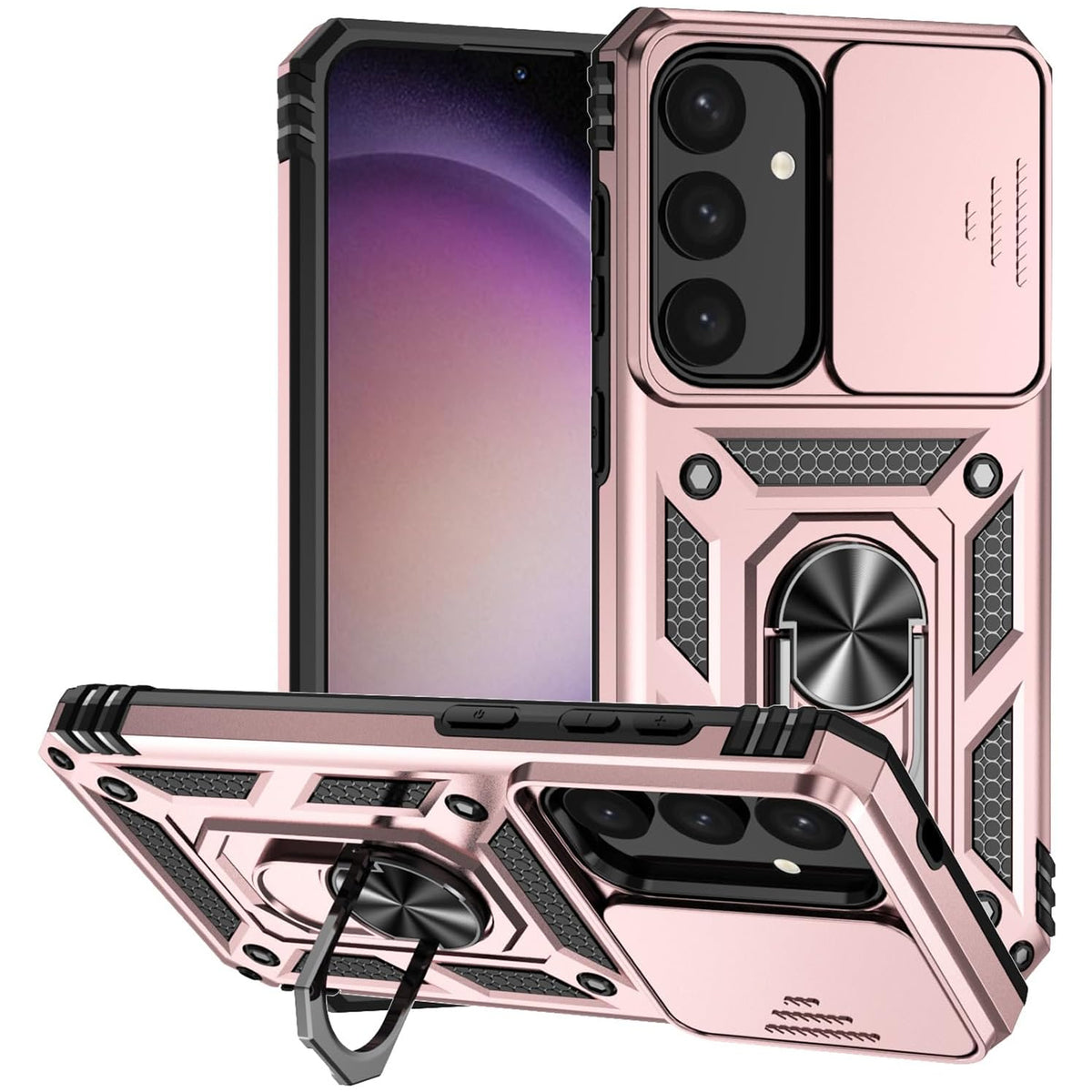 Samsung Galaxy S26 Plus Case Rugged Tough Hybrid Cover [Pink]