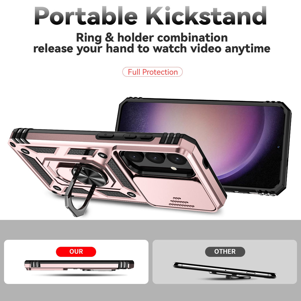 Samsung Galaxy S26 Plus Case Rugged Tough Hybrid Cover [Pink]