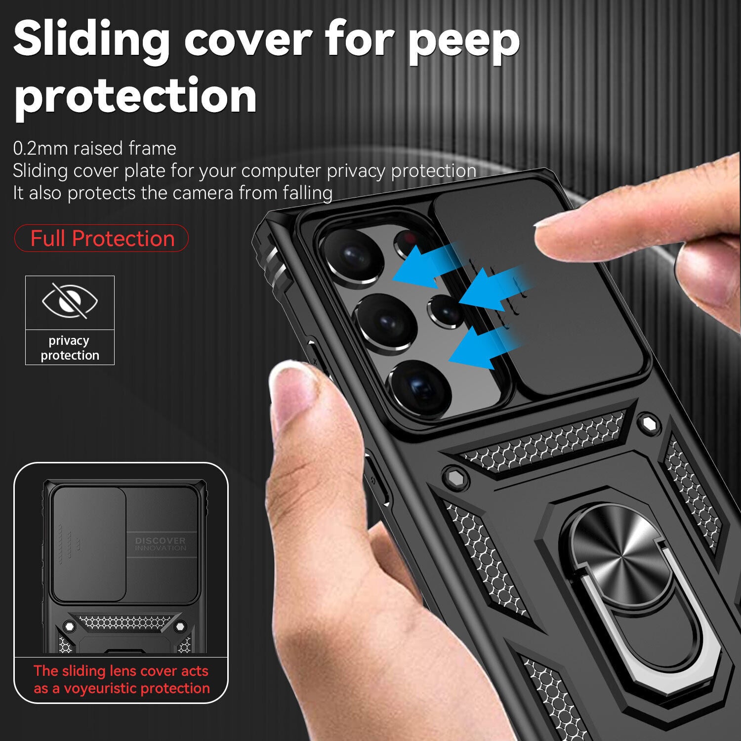 Samsung Galaxy S26 Ultra Case Rugged Tough Hybrid Cover [Black]