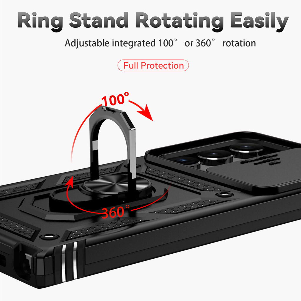 Samsung Galaxy S26 Ultra Case Rugged Tough Hybrid Cover [Black]