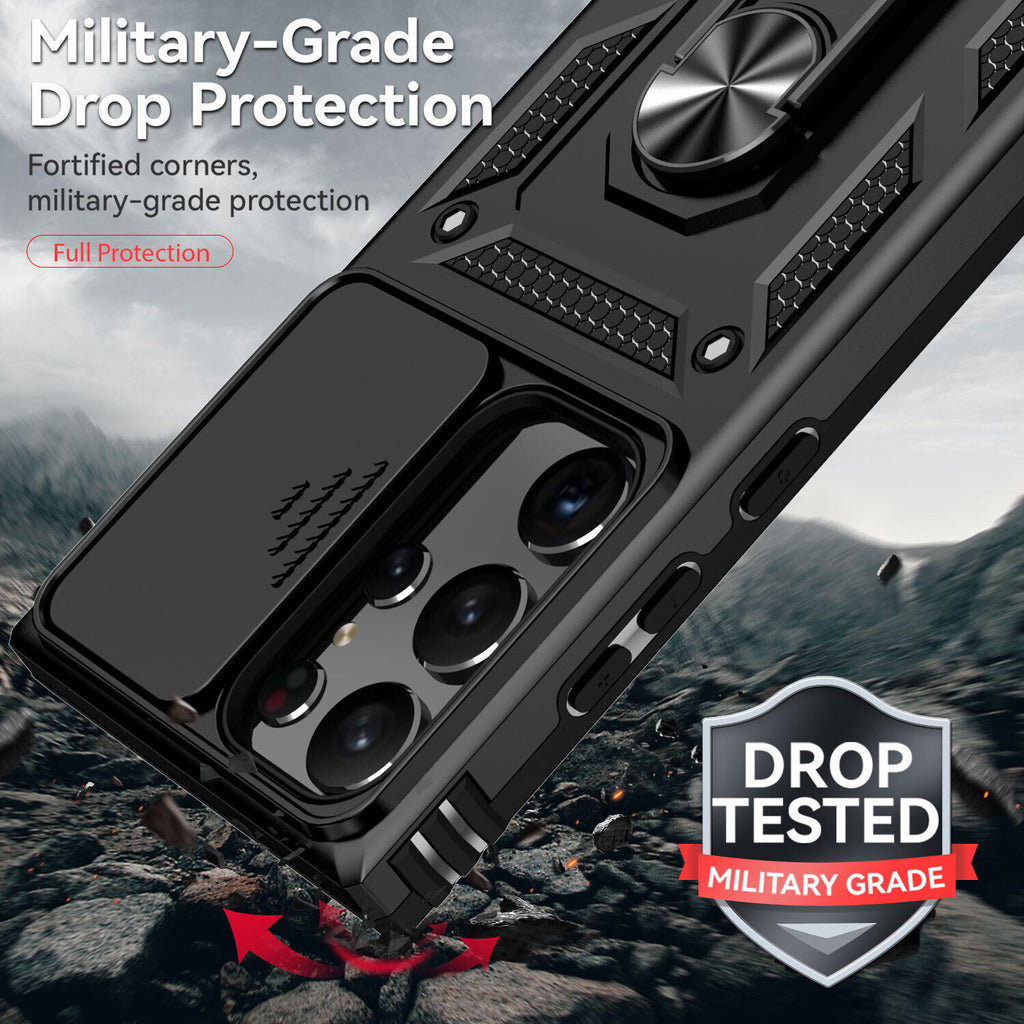 Samsung Galaxy S26 Ultra Case Rugged Tough Hybrid Cover [Black]