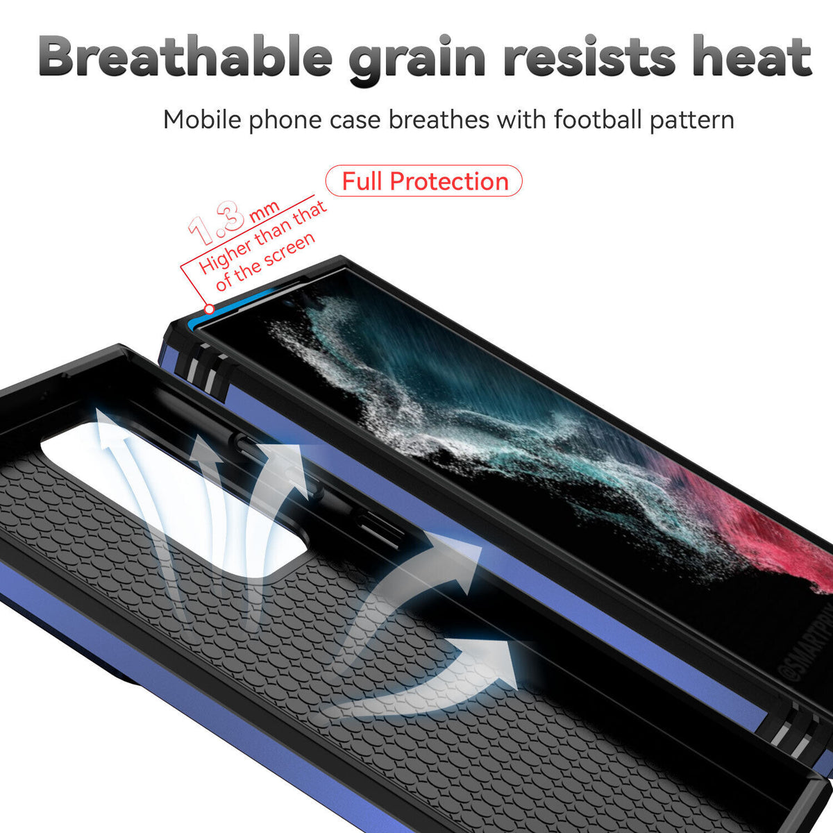Samsung Galaxy S26 Ultra Case Rugged Tough Hybrid Cover [Blue]