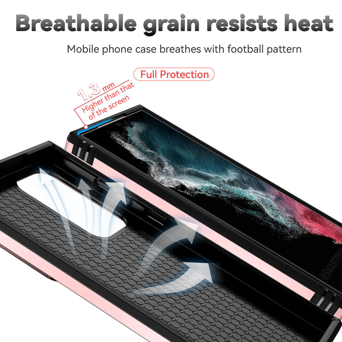 Samsung Galaxy S26 Ultra Case Rugged Tough Hybrid Cover [Pink]