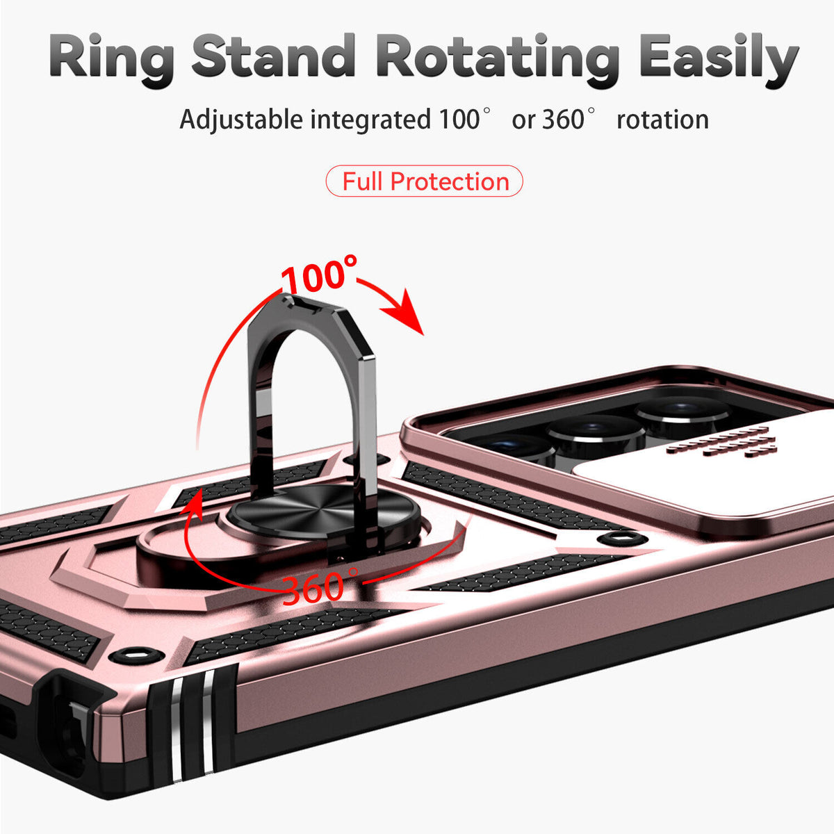 Samsung Galaxy S26 Ultra Case Rugged Tough Hybrid Cover [Pink]