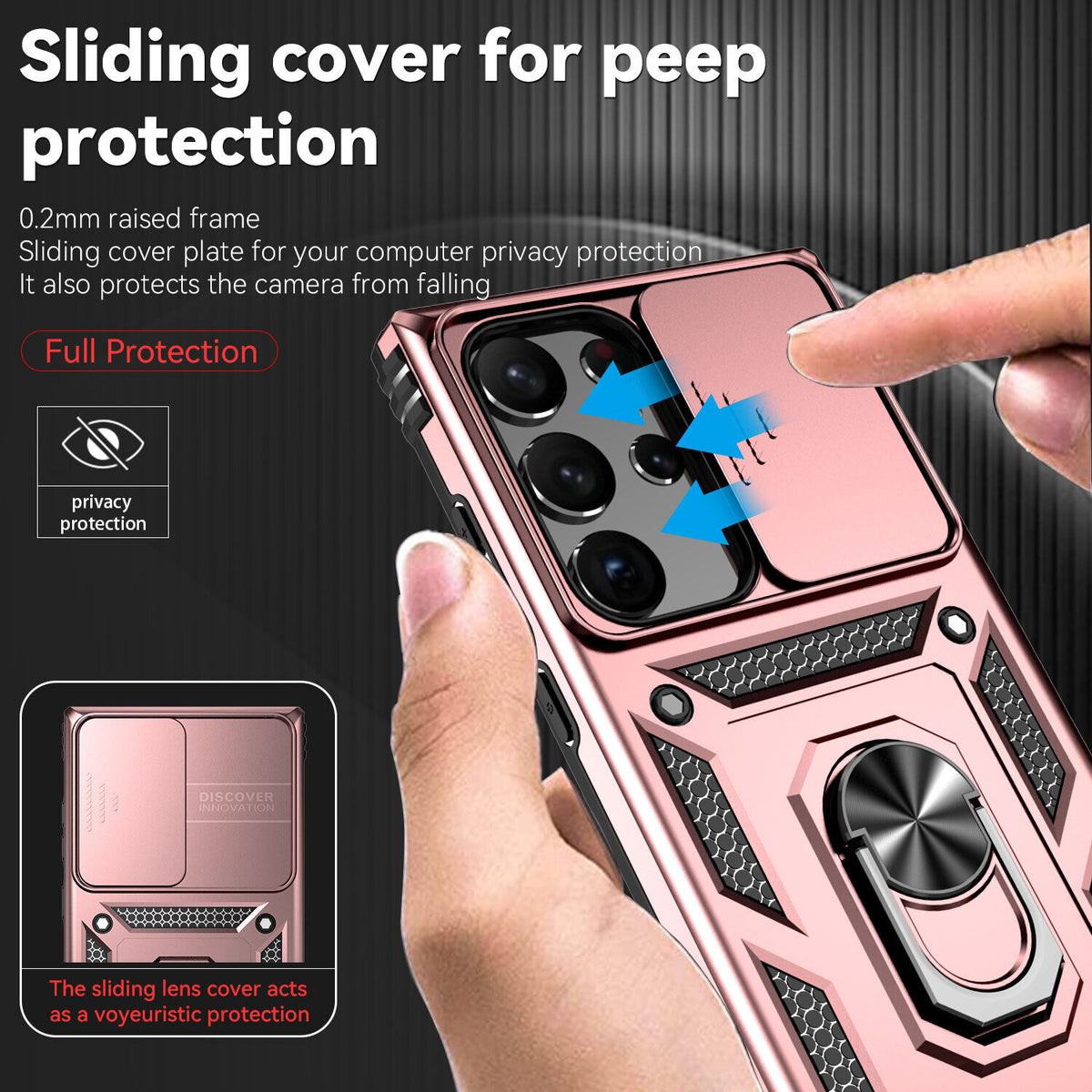 Samsung Galaxy S26 Ultra Case Rugged Tough Hybrid Cover [Pink]