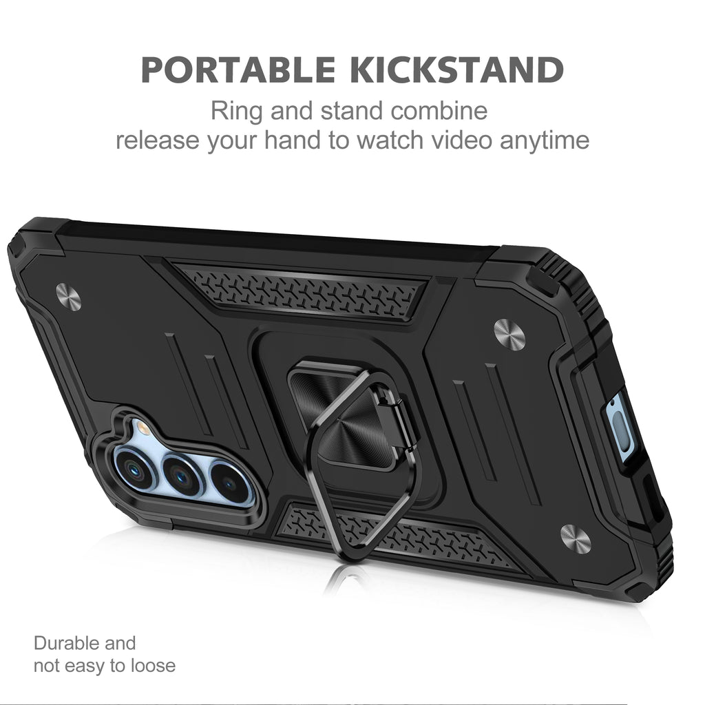 Samsung Galaxy S25 Plus Rugged Tough Case Shockproof Hybrid Cover BLACK