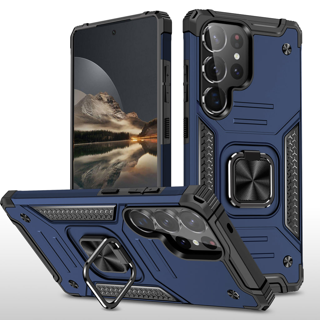 Samsung Galaxy S24 Ultra Rugged Tough Case Shockproof Hybrid Cover BLUE
