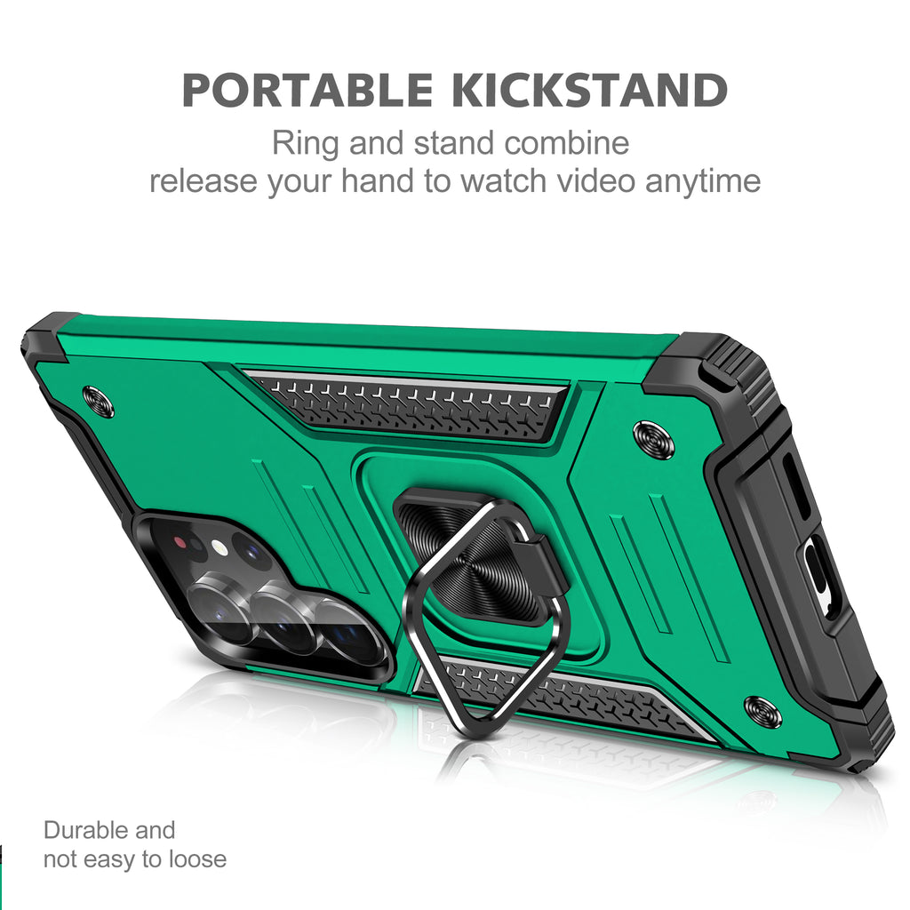 Samsung Galaxy S26 Ultra Rugged Tough Case Shockproof Hybrid Cover DARK GREEN