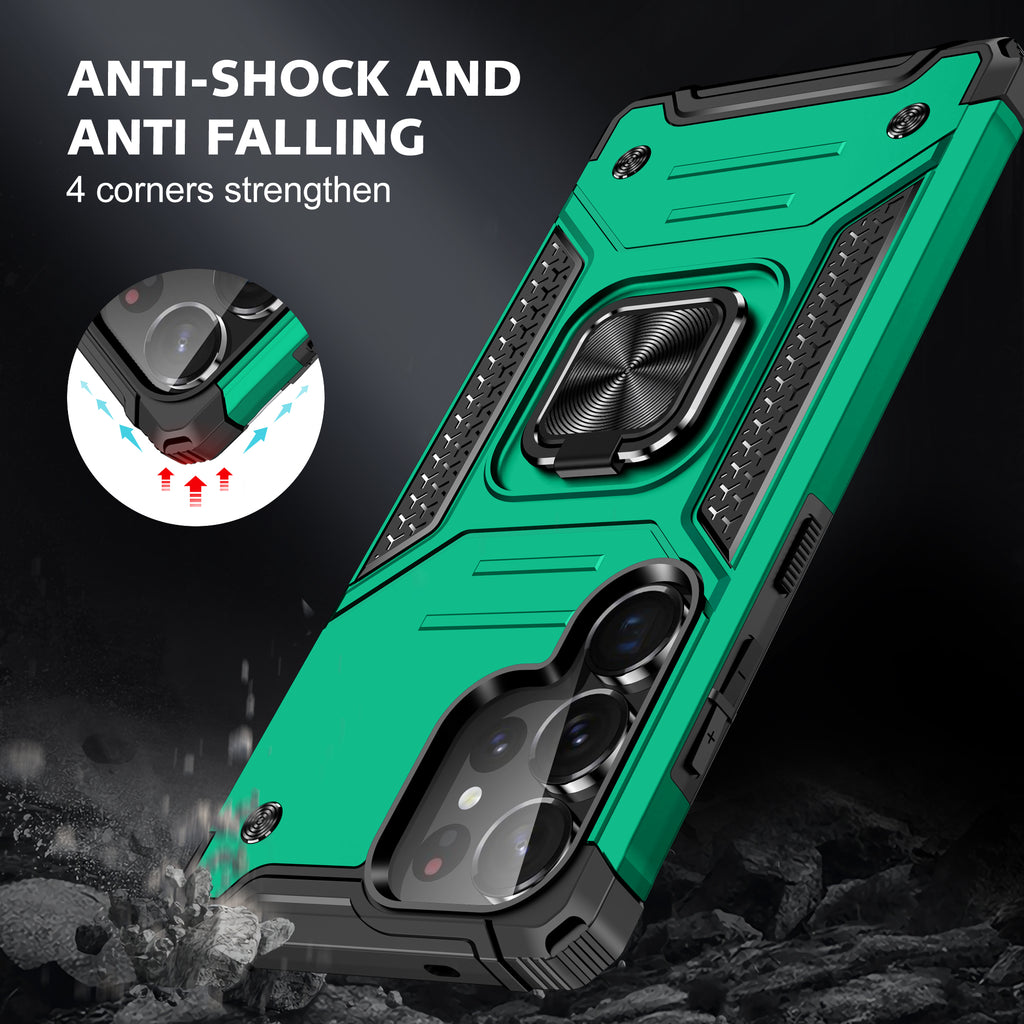 Samsung Galaxy S26 Ultra Rugged Tough Case Shockproof Hybrid Cover DARK GREEN