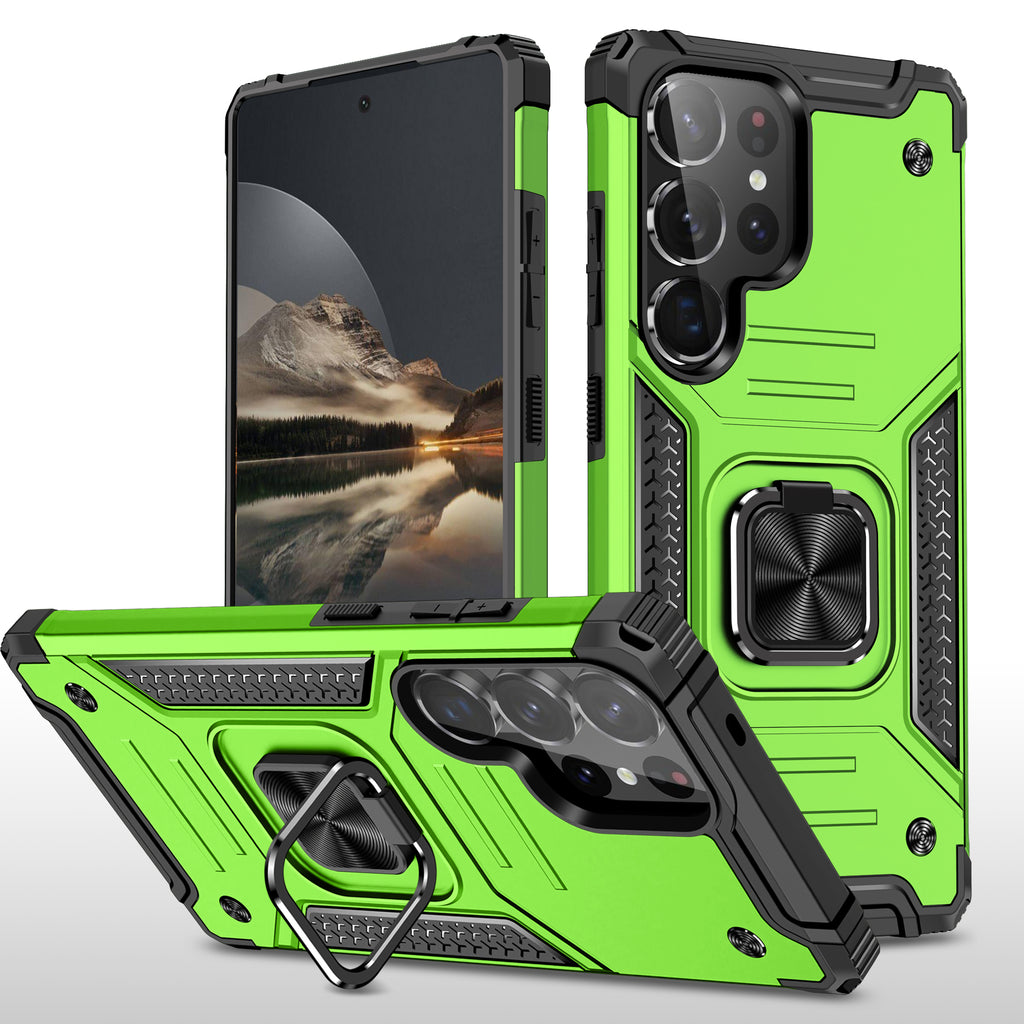 Samsung Galaxy S26 Ultra Rugged Tough Case Shockproof Hybrid Cover LIGHT GREEN