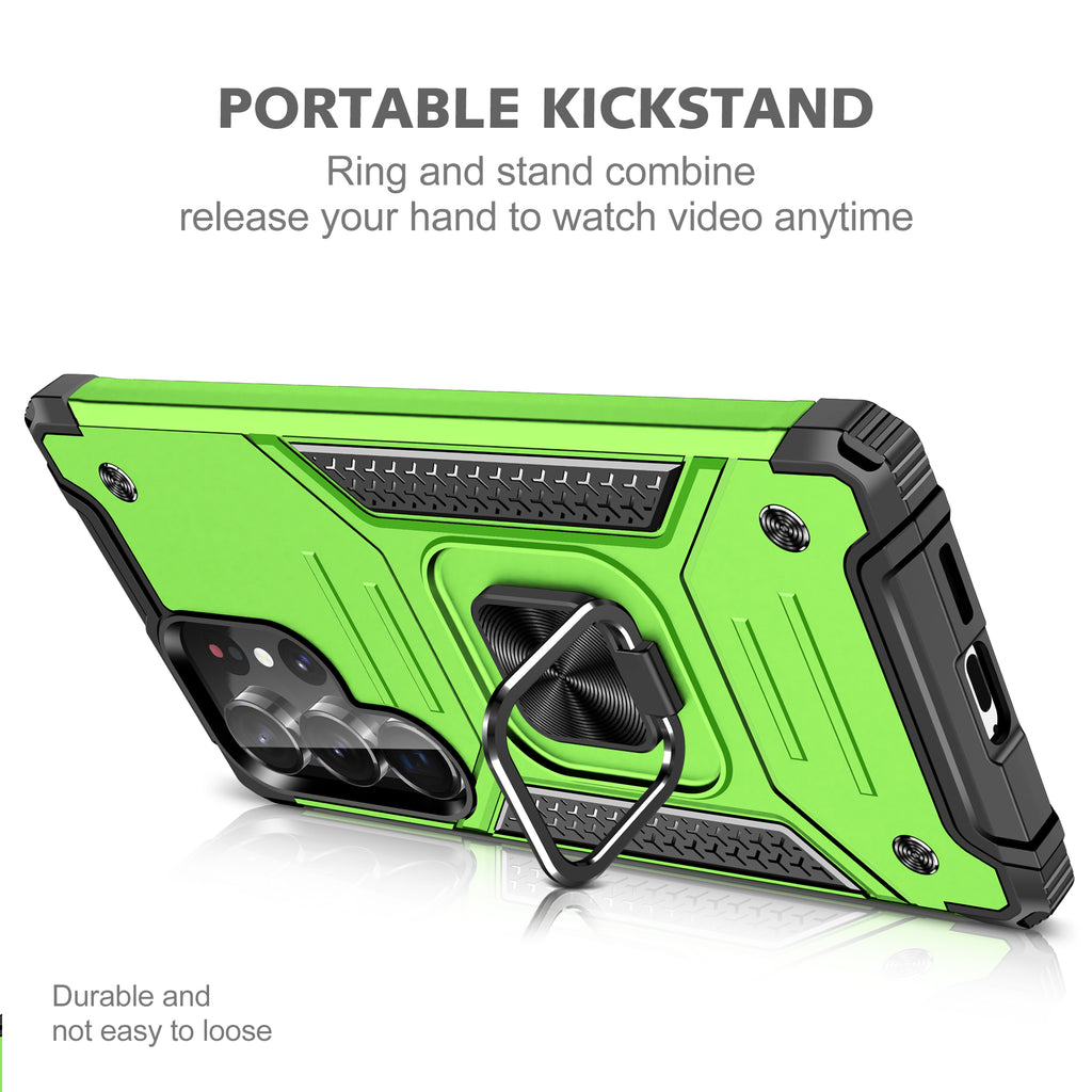 Samsung Galaxy S26 Ultra Rugged Tough Case Shockproof Hybrid Cover LIGHT GREEN