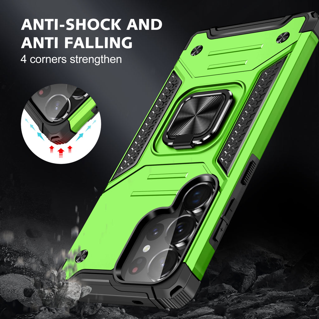 Samsung Galaxy S26 Ultra Rugged Tough Case Shockproof Hybrid Cover LIGHT GREEN