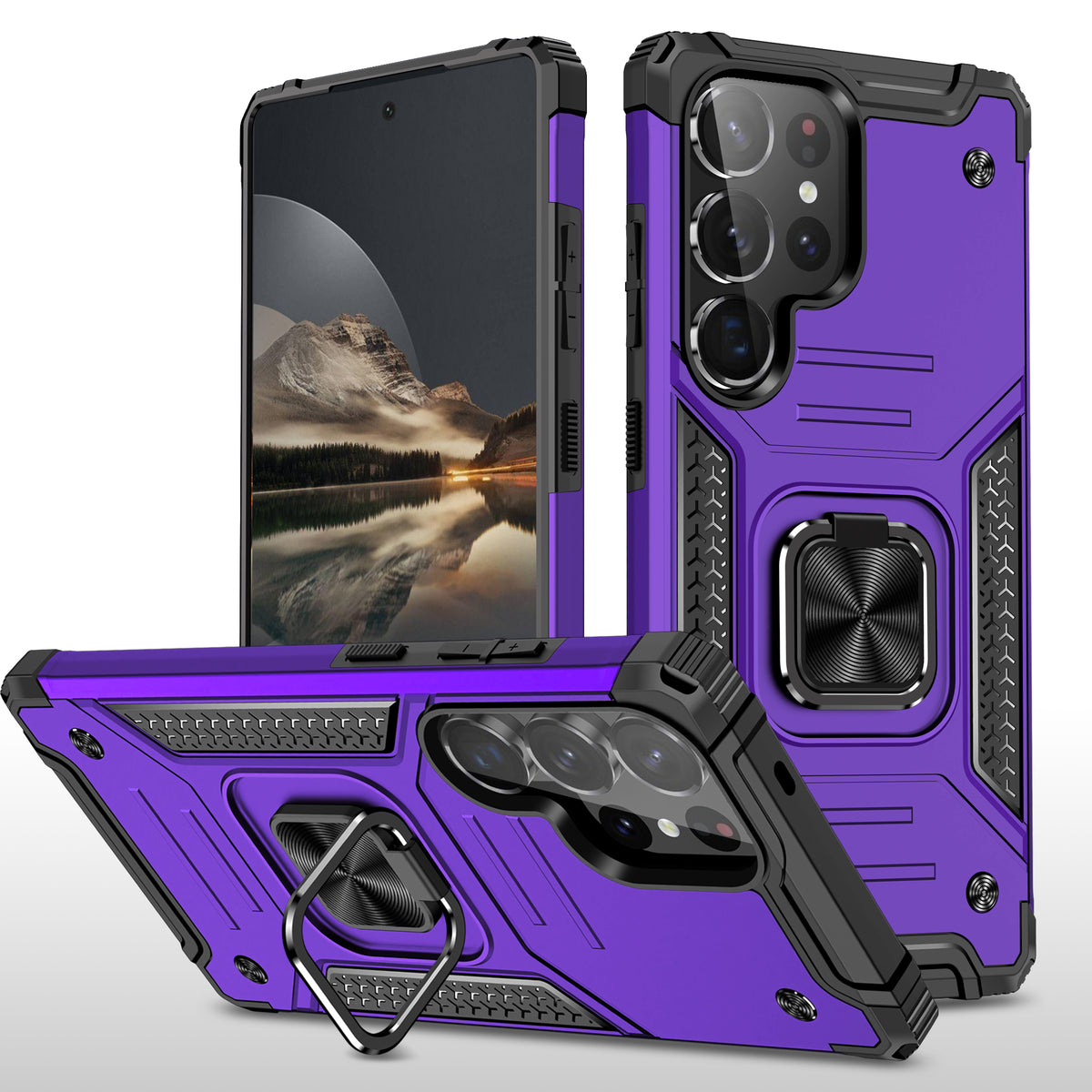 Samsung Galaxy S26 Ultra Rugged Tough Case Shockproof Hybrid Cover PURPLE