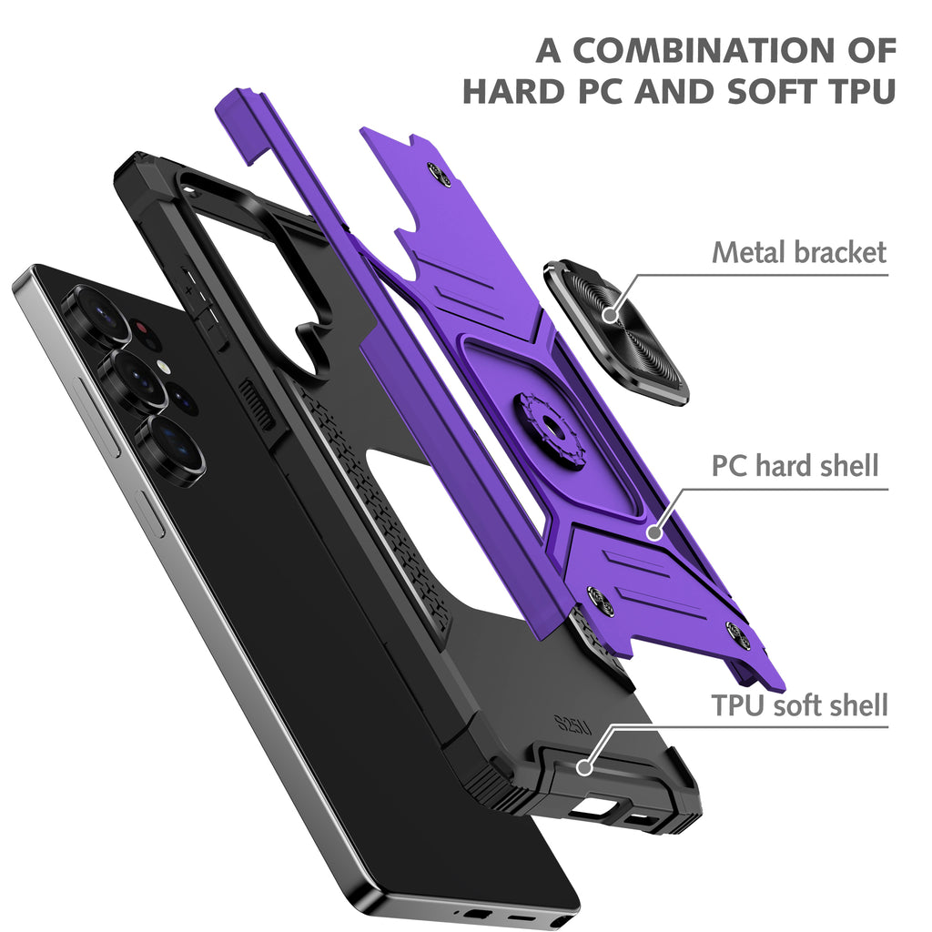 Samsung Galaxy S26 Ultra Rugged Tough Case Shockproof Hybrid Cover PURPLE