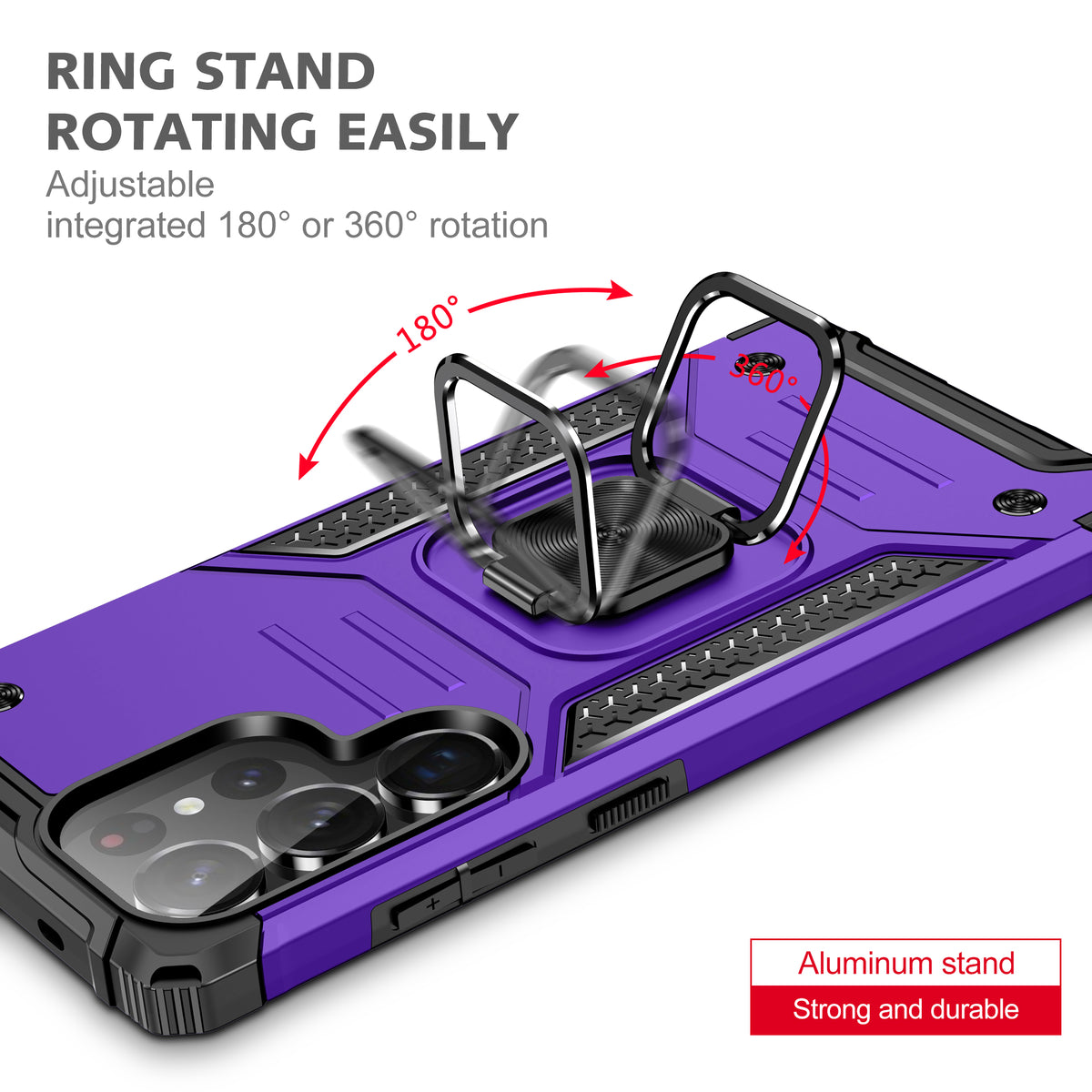 Samsung Galaxy S26 Ultra Rugged Tough Case Shockproof Hybrid Cover PURPLE