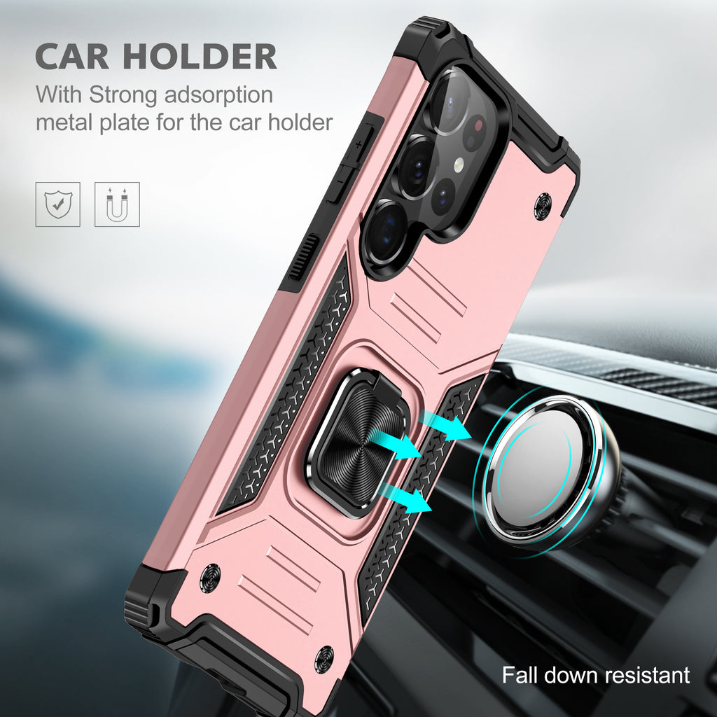 Samsung Galaxy S25 Ultra Rugged Tough Case Shockproof Hybrid Cover PINK