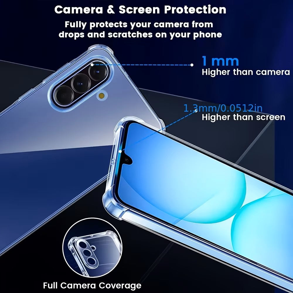 Shockproof Clear Gel Case for Samsung S26 Plus