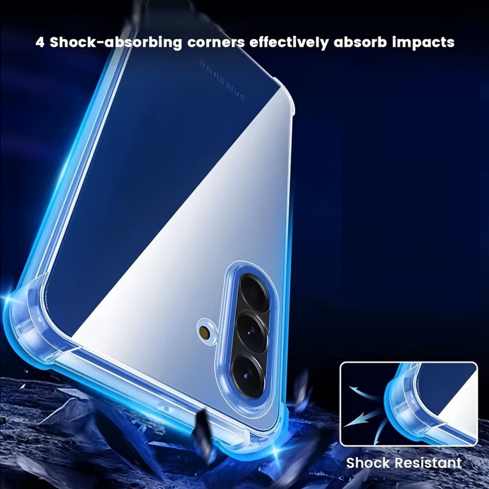 Shockproof Clear Gel Case for Samsung S26 Plus
