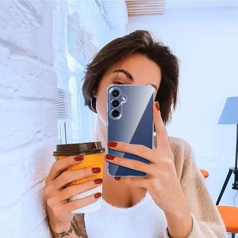 Shockproof Clear Gel Case for Samsung S26 Plus