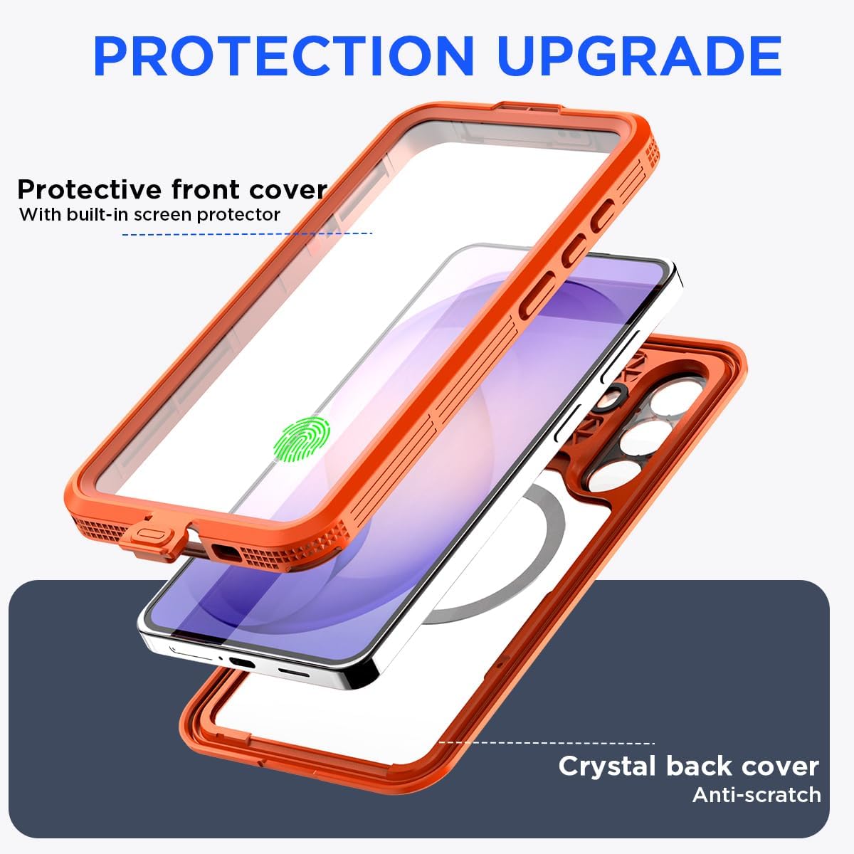 Samsung Galaxy S26 Redpepper Waterproof Case Magsafe ORANGE
