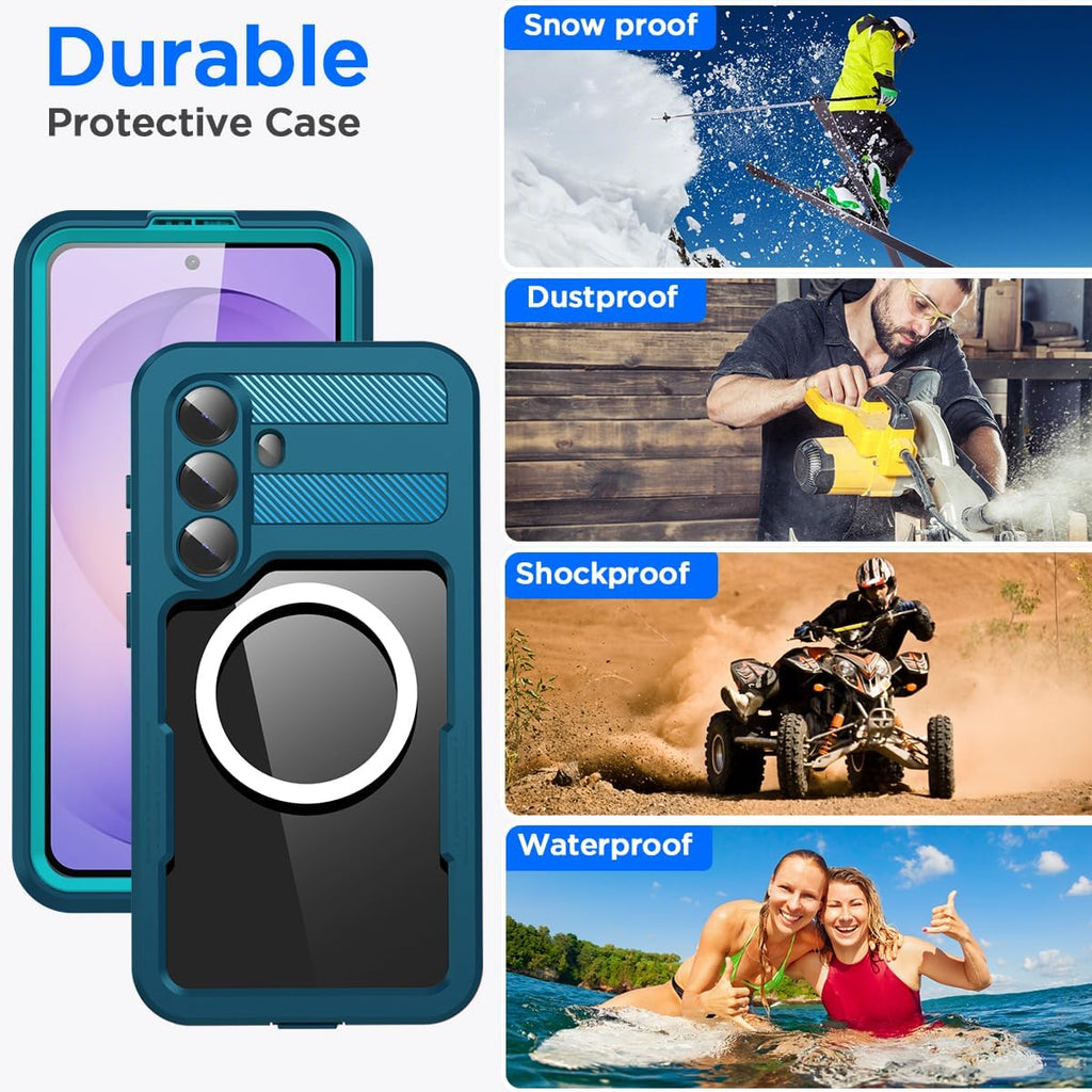 Samsung Galaxy S26 Redpepper Waterproof Case [Blue] Magsafe