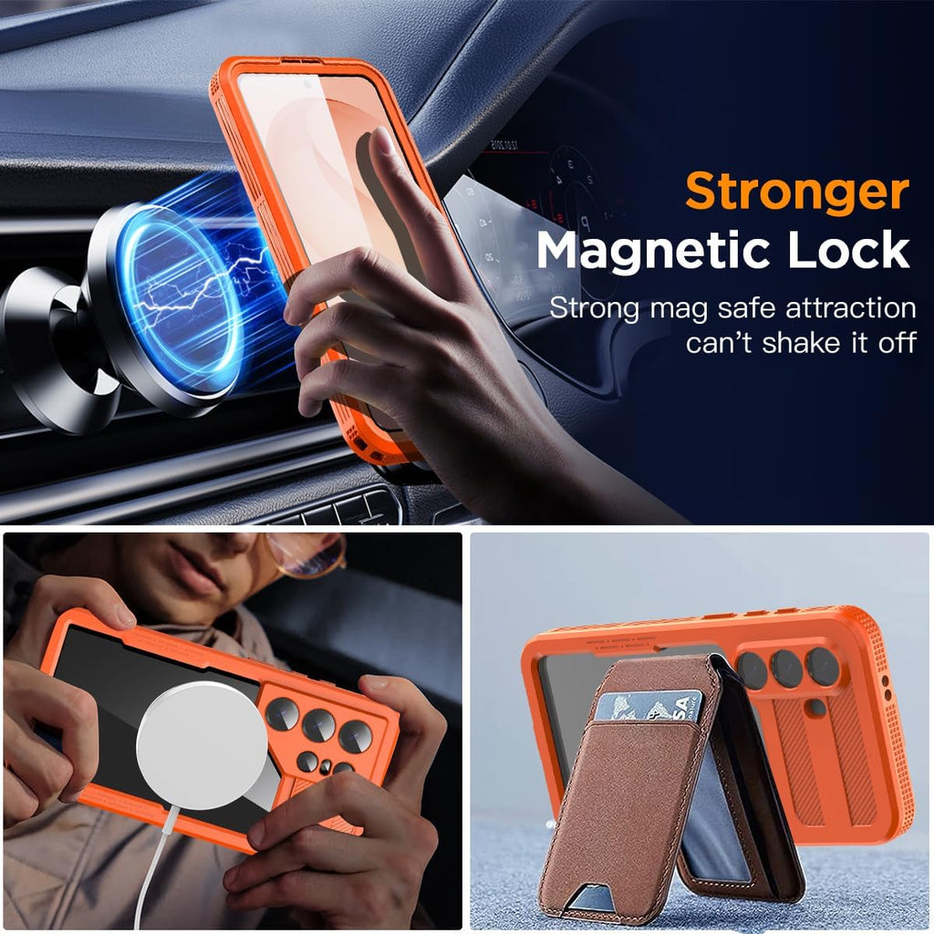 Samsung Galaxy S26 Plus Redpepper Waterproof Case [Orange] Magsafe