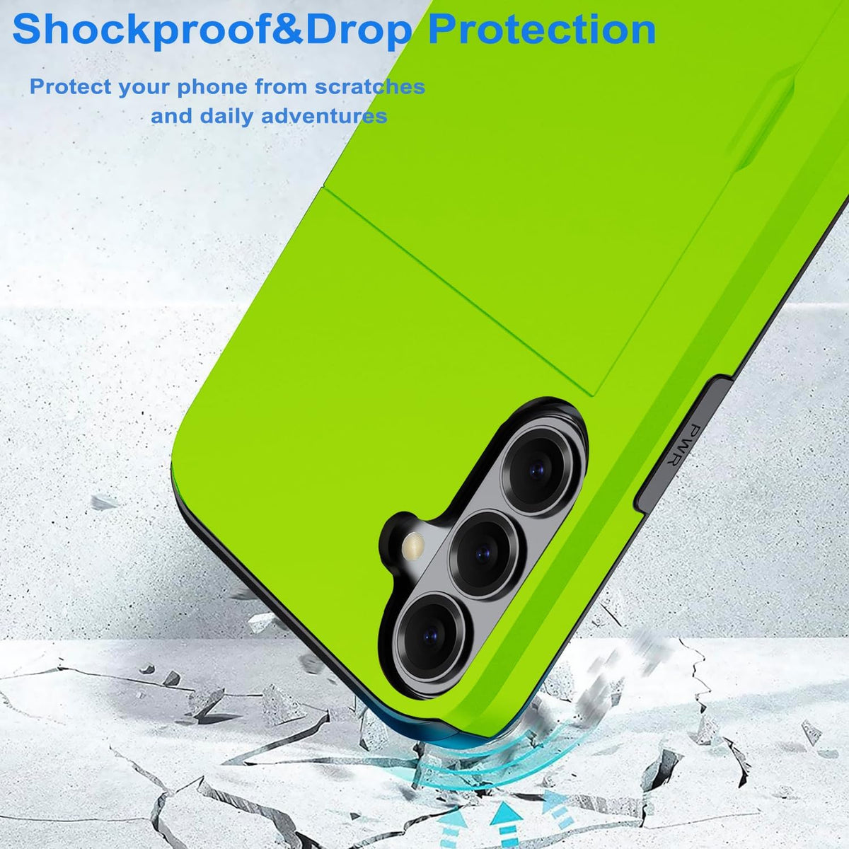 Samsung Galaxy S26 Plus Shockproof Wallet Case Card Cover GREEN