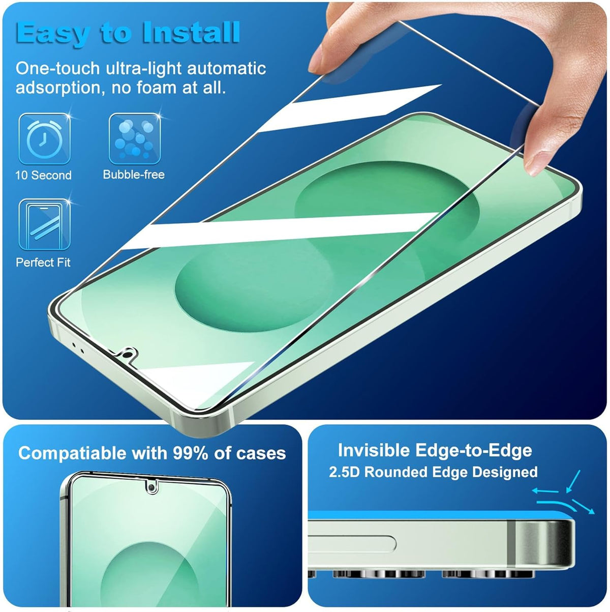 2X Samsung Galaxy S26 GLASS Screen Protector