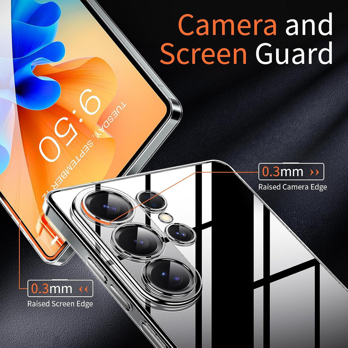 Clear Slim TPU Case for Samsung Galaxy S26 Ultra
